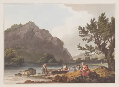 Winander Mere av Philip James de Loutherbourg