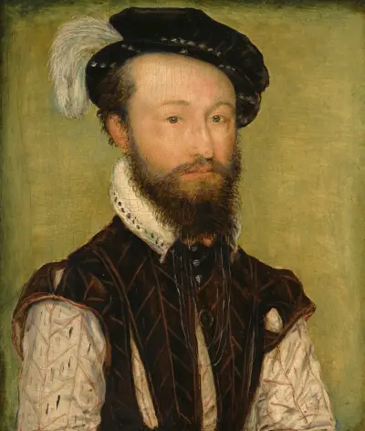 Portrait Of A Man – nr 2 av Corneille de Lyon