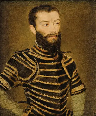 Portrait Of A Man In Armour av Corneille de Lyon
