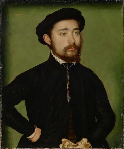 Portrait of a Man with a Glove av Corneille de Lyon