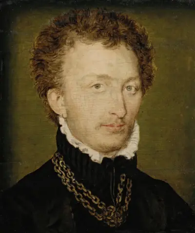 Portrait of a Man with a Gold Chain av Corneille de Lyon