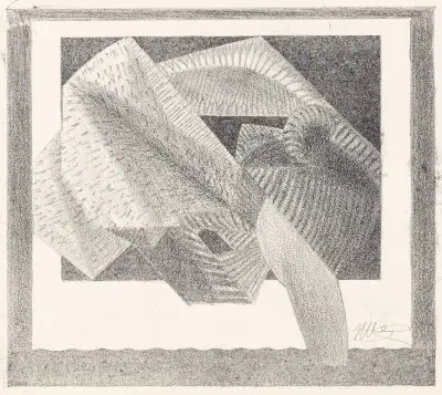 Geabstraheerde vogel av Samuel Jessurun de Mesquita