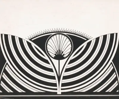 Stylizowany motyw kwiatowy, 1905 – nr 1, Samuel Jessurun de Mesquita