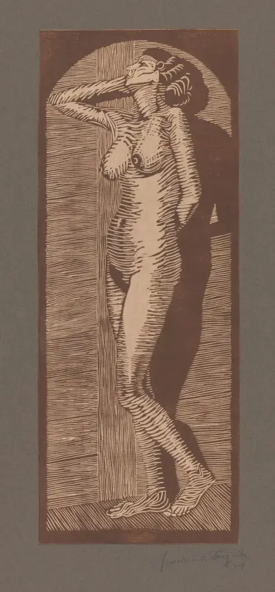 Stojąca naga kobieta, Samuel Jessurun de Mesquita