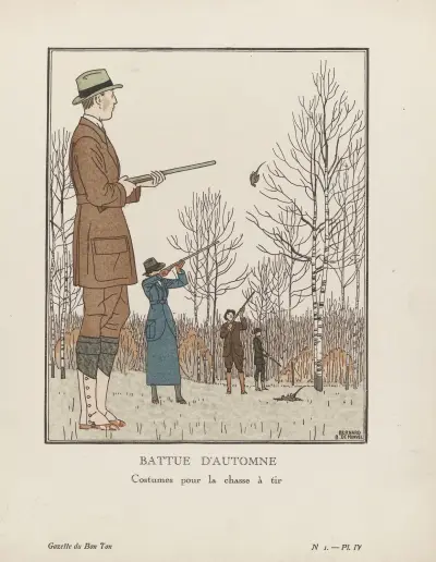 Battue d’automn av Bernard Boutet de Monvel