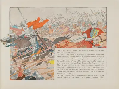 Jeanne d’Arc Pl.24 von Louis Maurice Boutet de Monvel