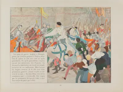 Jeanne d’Arc Pl.26 von Louis Maurice Boutet de Monvel