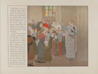 Joanna d'Arc, plansza 32, Louis Maurice Boutet de Monvel
