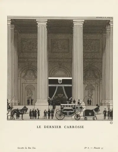 Le dernier carrosse, 1920 – nr 1 av Bernard Boutet de Monvel
