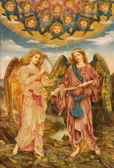 Gloria in Excelsis, Evelyn De Morgan