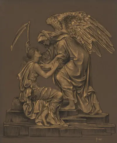 Dödens ängel av Evelyn De Morgan