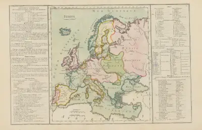 25 Division Générale, de l’Ancien continent, suivant les modernes. Europe av Claude Buy de Mornas