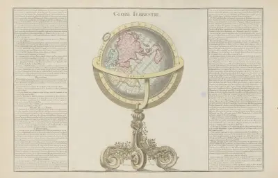 Globe Terrestre av Claude Buy de Mornas