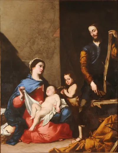 Den heliga familjen av Jusepe de Ribera