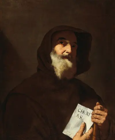 Saint Francis of Paola av Jusepe de Ribera