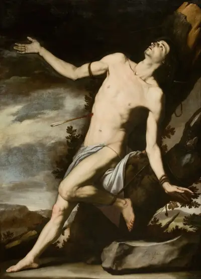 Den helige Sebastian av Jusepe de Ribera