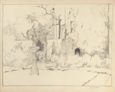 The Garden of Groene Walle av Rodolphe De Saegher