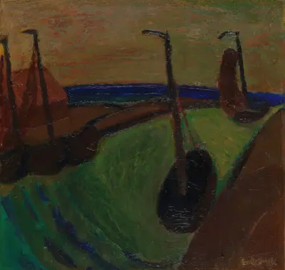 Harbour View av Gustave De Smet