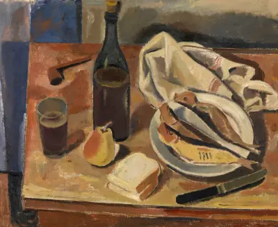 Still Life with Herring av Gustave De Smet
