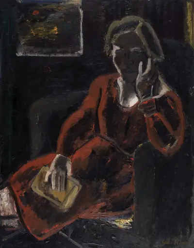 Den röda klänningen av Gustave De Smet