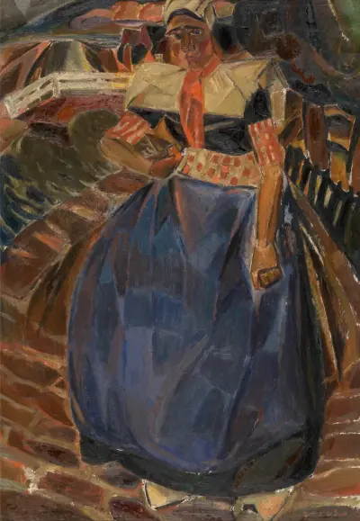 Woman from Spakenburg av Gustave De Smet