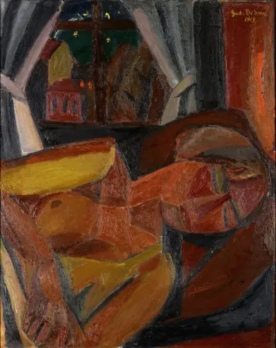 Sovande kvinna av Gustave De Smet