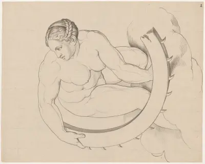 De H. Catharina, met wiel av David Humbert de Superville