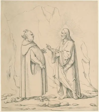 De verzoeking van Christus – nr 2 av David Humbert de Superville