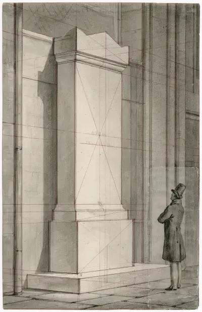 Grabmonument für J.M. Kemper in Leiden, Pieterskerk von David Humbert de Superville