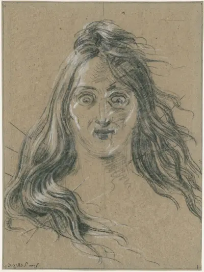 Maria Magdalenas huvud av David Humbert de Superville
