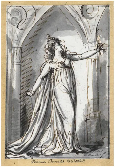 Joh. Cornelia Ziesenis-Wattier als Fredegonde (Macbeth) von David Humbert de Superville