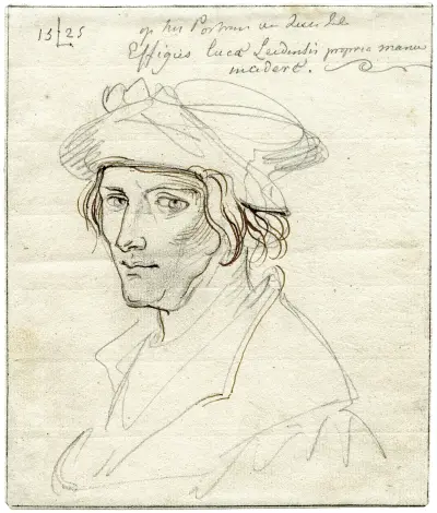 Zelfportret Lucas van Leyden av David Humbert de Superville