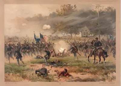 Battle of Antietam av Thure de Thulstrup