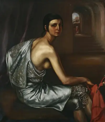 The Torero girl av Julio Romero De Torres