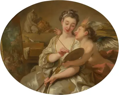 Allegory of painting av Jean-François de Troy