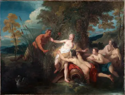 Pan and Syrinx, 1720 av Jean-François de Troy