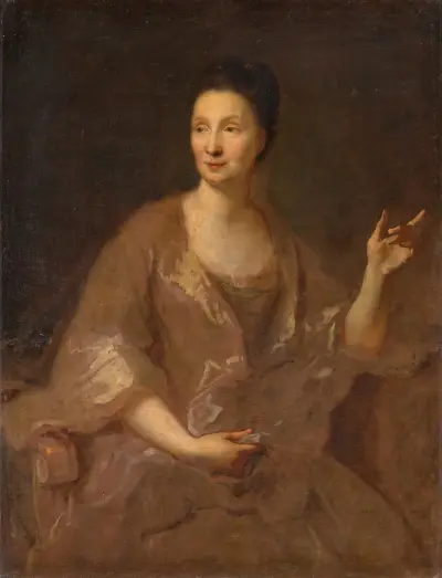 Portrait Of A Woman av Jean-François de Troy