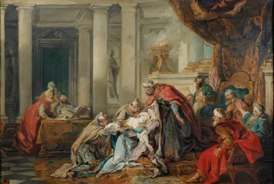 Esters svimning av Jean-François de Troy