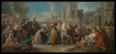 Mordokais triumf av Jean-François de Troy