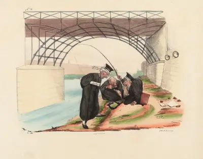 Ah Tonnerre de D. Voilà le Goujon Républicain ou je ne m’y connais pas av Charles-Joseph Traviès de Villers