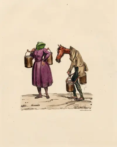 Äktenskaplig kärlek av Charles-Joseph Traviès de Villers