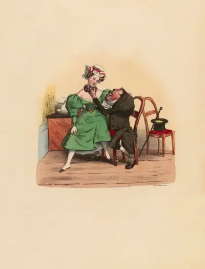 Appelle-moi encore scélérat.. Si fait.. si fait.. ça me fait plaisir av Charles-Joseph Traviès de Villers