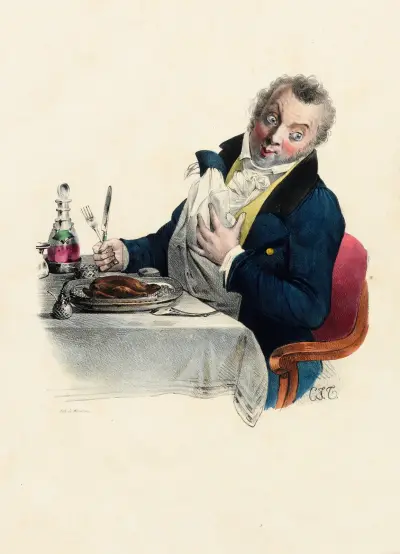 Délicieux aspect av Charles-Joseph Traviès de Villers