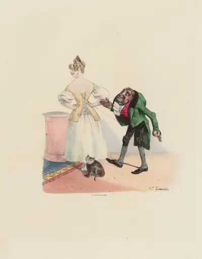 Elle n’est pas piquée des vers nom de D av Charles-Joseph Traviès de Villers