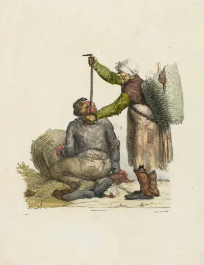Gallerie des Négociants av Charles-Joseph Traviès de Villers