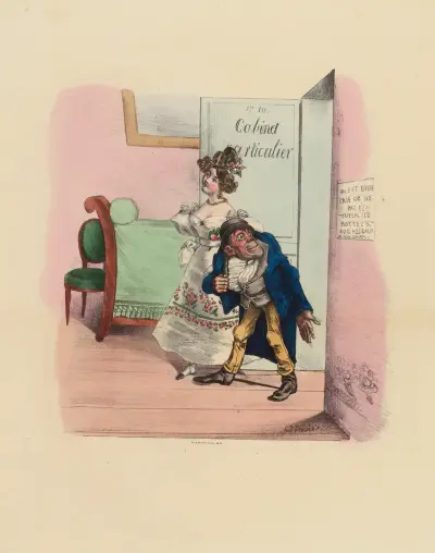 Tryffelpojken med namnet D. som om det regnade av Charles-Joseph Traviès de Villers