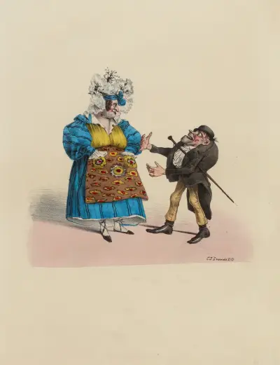 Il me faut un bijoux soigné. Un colosse Nom de D av Charles-Joseph Traviès de Villers