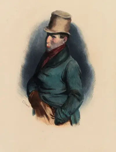 Industriel de bas étage. The man who lives by his wits av Charles-Joseph Traviès de Villers