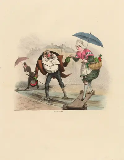 Je suis français, bobonne, je suis français, nom de D von Charles-Joseph Traviès de Villers