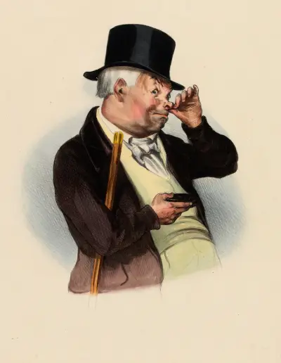 Ett gott pris. En god pris snus av Charles-Joseph Traviès de Villers